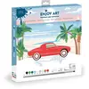 OZ International ENJOYART Kit de Peinture par Numéro, Acrylique, Bord de mer, 30 x 30 cm