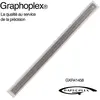 Graphoplex Réglet acier flexible double face - ép = 0,5mm - l = 13mm - L = 30cm