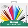 Set 24 marqueurs Graph'It Brush & Extra Fine - Essentiels TU