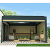 SUNSTYL Pergola gris anthracite motorisée 3x3x2,5m MELODIE beige 3x3x2.5m