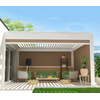 SUNSTYL Pergola blanche motorisée 3x3x2.5m MELODIE gris foncé