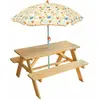 Table De Pique-Nique Fun House Fruity's 53 X 95 X 75 Cm Parasol