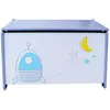 Coffre à jouets en bois enfant Fun House Espace 67,5x42,5x53 cm