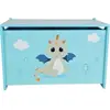 FUN HOUSE LEON LE DRAGON Coffre a jouets en bois +- 40 x 58 x 36 cm pour enfant
