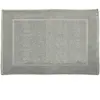 Soft by Perle de Coton - Tapis de bain argenté - 50x80 cm T.U