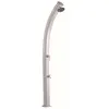 Douche solaire so jolly gris métallisé 33l + rince pieds FORMIDRA