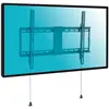 Kimex Support Mural Fixe écran TV 37-80, Système Pliable + Option antivol