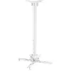 Kimex - Support plafond vidéoprojecteur, Hauteur 60-90cm, Blanc