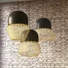 Forestier ANEMOS-Suspension Céramique/Bois Ø39cm H47cm