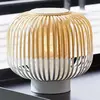 Forestier Bamboo Light S lampe à poser 24 cm blanc