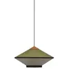 Forestier CYMBAL-Suspension en Velours / Lin et Bois Ø50cm