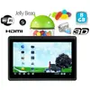 Tablette 7' Android 6.0 1.2 Ghz Compacte WiFi et Bluetooth HD 20 Go Noire YONIS