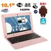 Yonis Mini PC Android ultra portable netbook 10 pouces WiFi 4 Go Rose