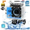 Yonis Camera Embarquée Sports Wi-Fi LCD Caisson Etanche Waterproof Full HD Bleue 16Go