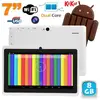 Tablette Tactile Android 4.4 Kitkat 7 Pouces - YONIS - Dual Core - 8Go - Blanc