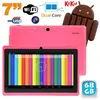 Tablette Tactile Android 6.0 7 Pouces Quad Core Dual Cam Flash Rose 72 Go YONIS