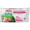 Love & Green Lingettes à l'eau pure x56