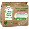 Love & Green Pure Nature Pack de 198 Couches écologiques non blanchies...
