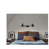 Applique murale double en acier noire 204 Gras - DCW Editions