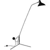DCW Editions MANTIS-Lampadaire base trépied acier et aluminium H170cm