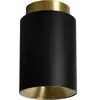Plafonnier en acier finition noir mat 8,5 cm Tobo - DCW Editions