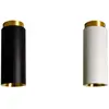 Pack duo plafonnier en acier finition noir et blanc mat 6,5cm Tobo - D...