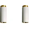 Pack duo plafonnier en acier finition blanc mat 6,5cm Tobo - DCW Editi...