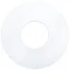 Dix Heures Dix - Applique Iris - Blanc - Tissu acrylique plissé - Desi...