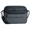 Chabrand Maroquinerie Sacoche bandoulière logotée noire