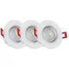 Lot 3 ampoules spot LED encastrable 5,6 W froid Ø 65 mm Xanlite