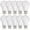 Lot de 10 Ampoules led A60, culot B22, 10W cons. (60W eq.), lumière Bl...
