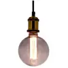 Xanlite Ampoule LED déco Hologramme Globe (G125) au verre fumé, culot E27, 4W cons., 100 lumens, lumière blanc chaud