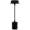Xanlite - Suspension à douille en marbre noir, culot E27 - SDM01EB