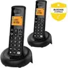 Téléphone fixe sans fil Alcatel E260 S Voice Duo avec Répondeur et Fon...
