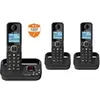 Téléphone fixe sans fil Alcatel F860 Voice Trio Noir