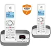 Téléphone fixe sans fil Alcatel Classic F860 Voice Duo Blanc Gris