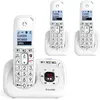 Téléphone fixe sans fil avec répondeur Alcatel XL785 Trio Blanc
