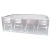 RIBILAND HOUSSE POUR TABLE RECTANGULAIRE ET CHAISES en 90GR/M2, 250X150XH80CM