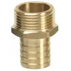 Ribimex Raccord laiton droit cannelé Ø 19 mm