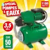 OSE Ribiland - Pompe surpresseur 50l avec jet121 1180w prs50jet121