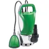 Ribimex Pompe vide cave eaux chargées 1 100w en inox avec flotteur PRPVC1100CI