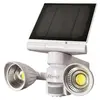 Ribimex Spot solaire 2x4w led 600 lumens avec détecteur