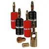 Real Cable Lot de 4 fiches banane - B6932