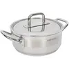 Gam'Hotel - Faitout induction inox avec couvercle gris - D.28 cm T.U