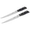 LAGUIOLE CUISSON 2 couteaux à steak en acier noir 25cm