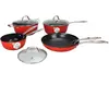 LAGUIOLE Set de 9 pièces rouge - "red airiron" TU