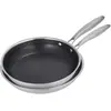 Laguiole - Set de 2 poêles triplex 'blacksteel' -  24/28cm OS