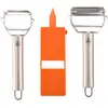 Laguiole - Set Epluche légumes original + Eplucheur julienne + Mini râ...