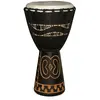 Tanga Djembe 10" Noir Sculpture Gye Nyame