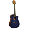 Lâg Tramontane T-Blue-Dce Dreadnought Ctw Blue Burst